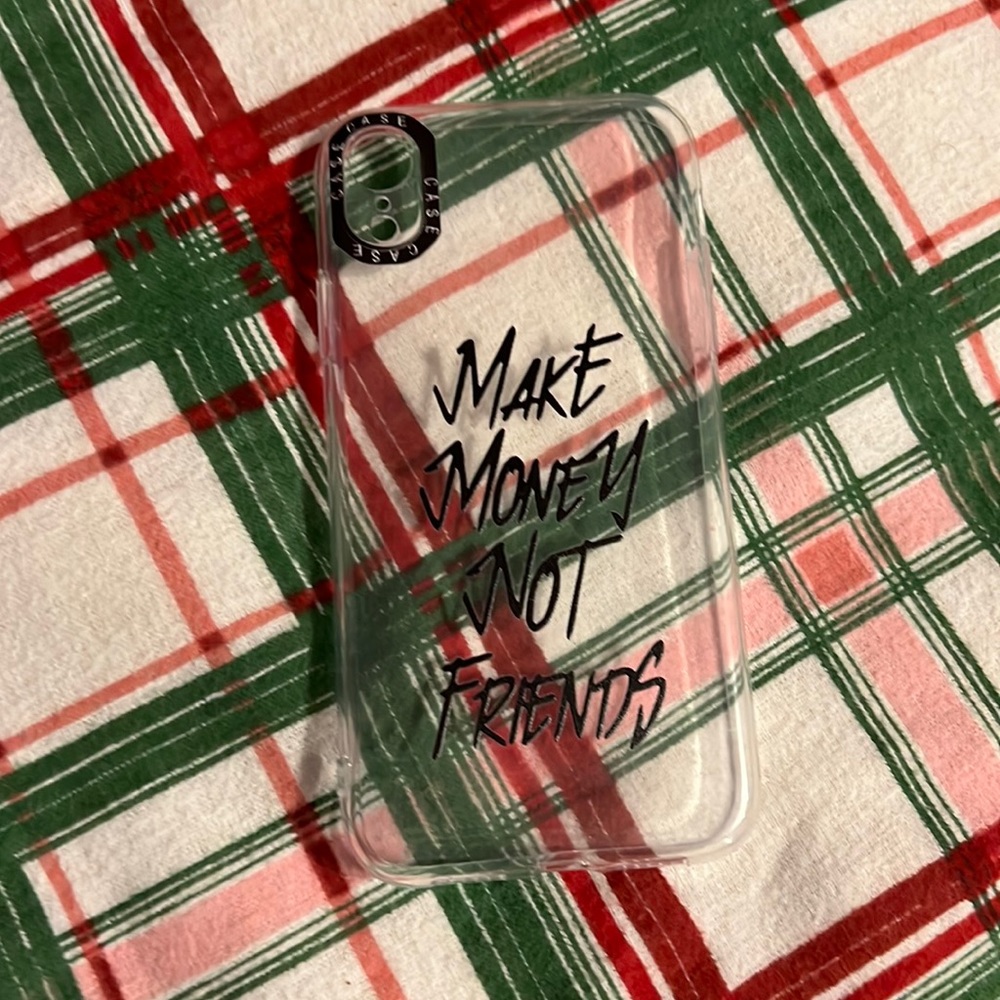 This is a fairly new phone case that is compatible with the iPhone Xr